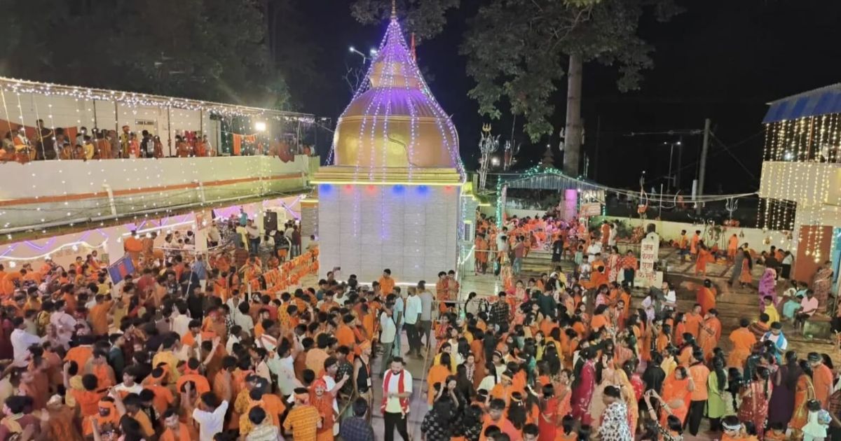 तीसरी सोमवारी पर महादेवशाल धाम में उमड़ा श्रद्धालुओं का सैलाब