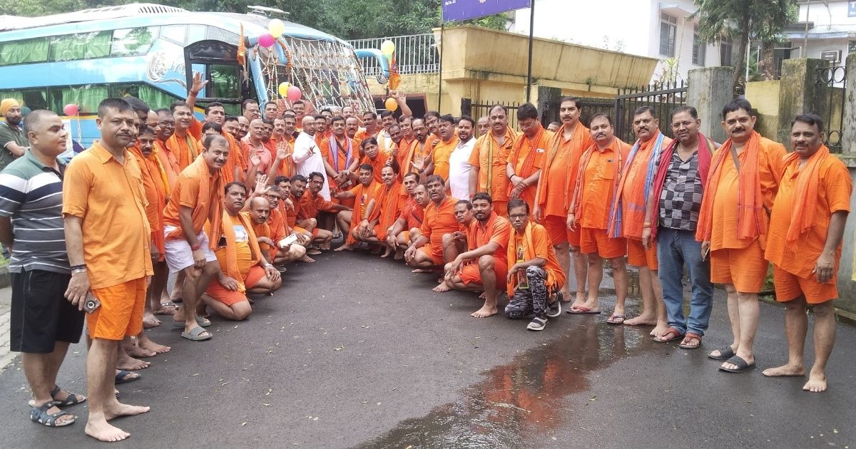 A group of Tata Motors Workers Union left for Babanagari