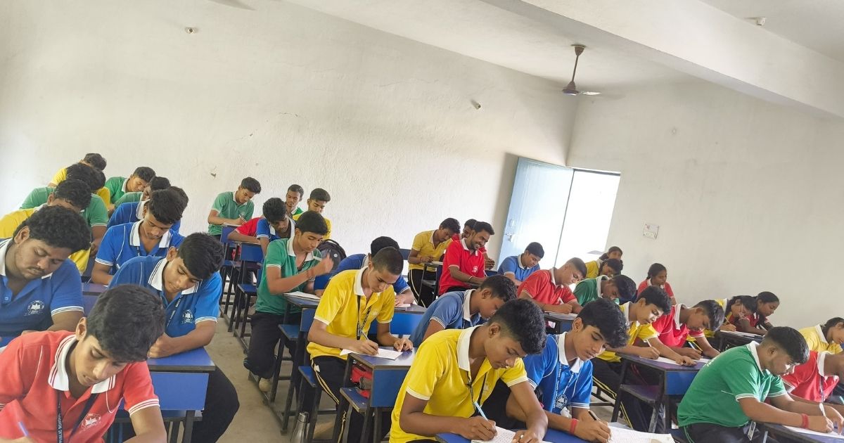 Children showed their hidden talents through essay competition in Xavier Public School