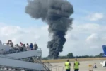 London Airport: Chaos at London airport after plane crash