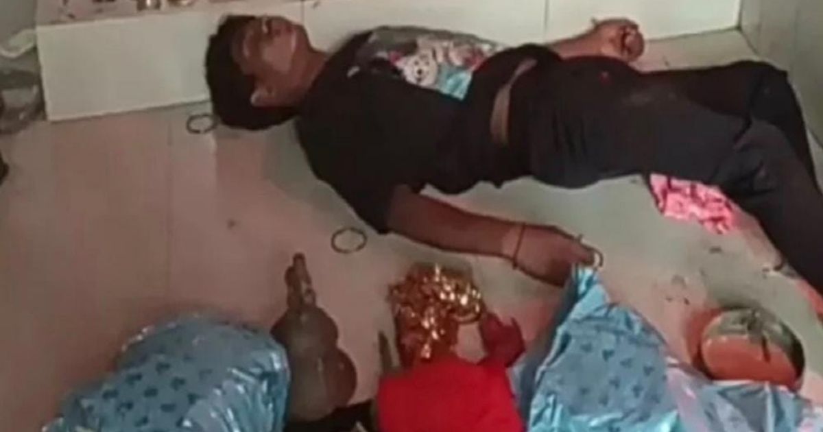 Ranchi: A young man who entered the temple to steal fell asleep inside, in the morning the villagers caught him and handed him over to the police