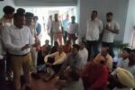 जेएनएसी के द्वारा ज्वलंत समस्या पर संवेदनहीन रवैए के कारण आक्रोशित कांग्रेसी
