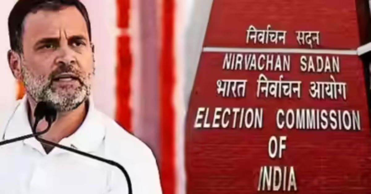 EC बोला-राहुल के दावे सही तो शपथ पत्र साइन करें