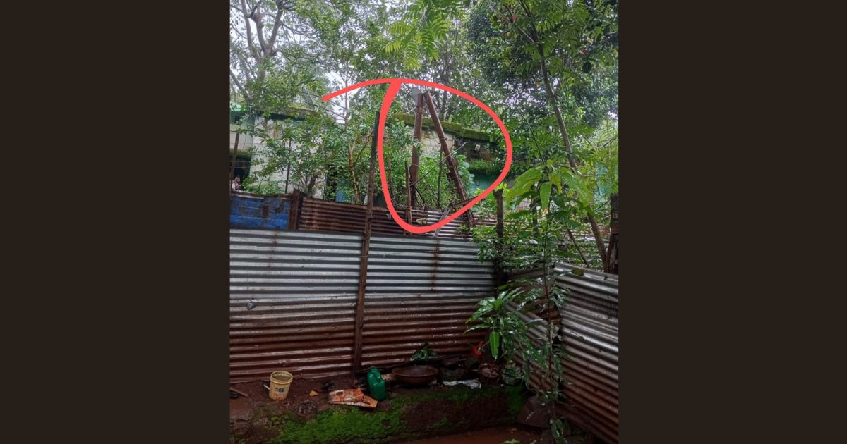 बोलानी के शांतिनगर में बिजली का पोल टूटकर लटका