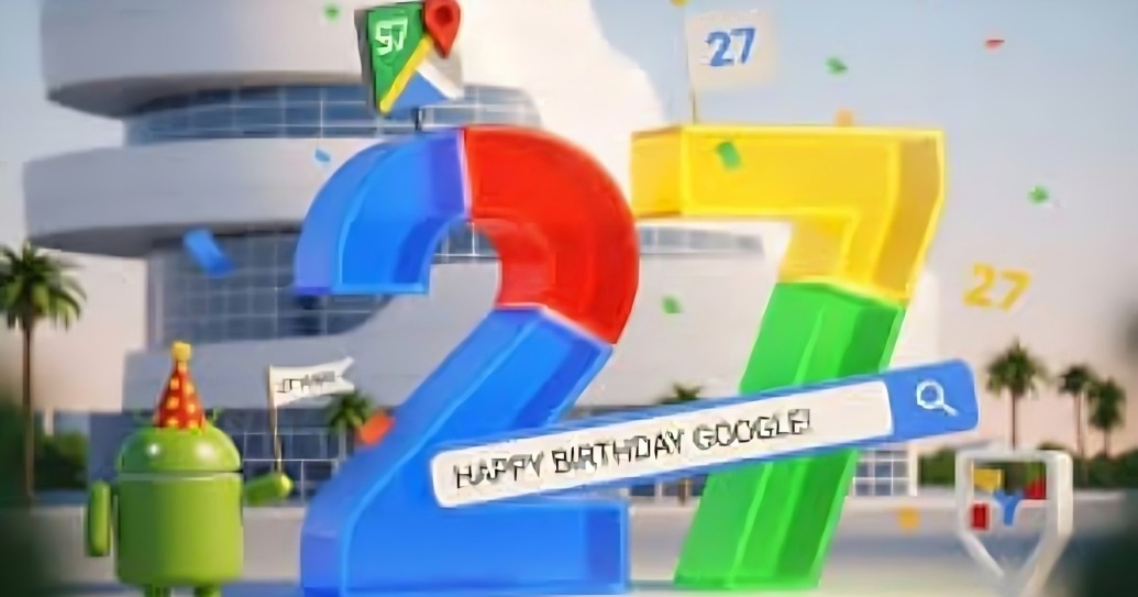 Google ने मनाया अपना 27वां जन्मदिन