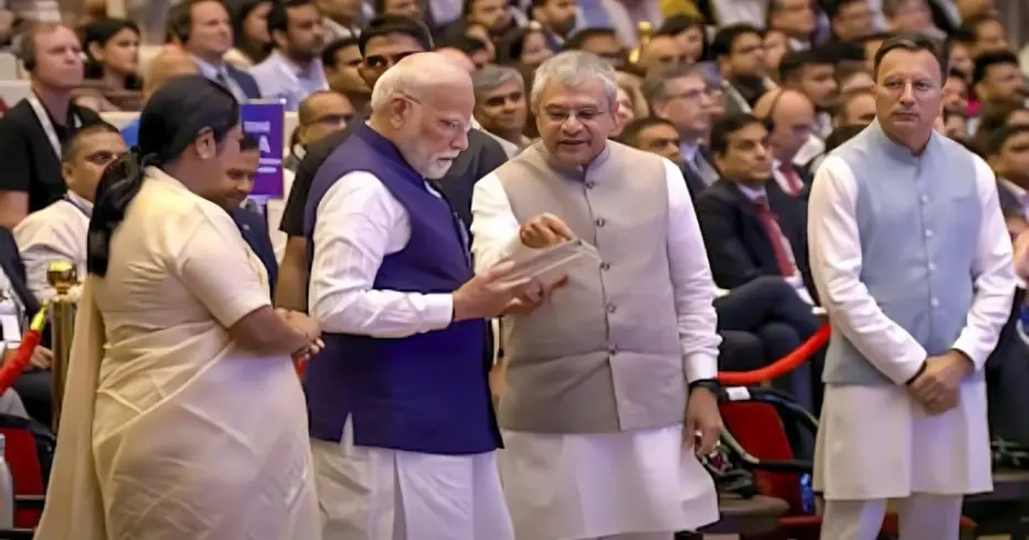 Semicon India 2025 pm modi Yashobhoomi Convention Center