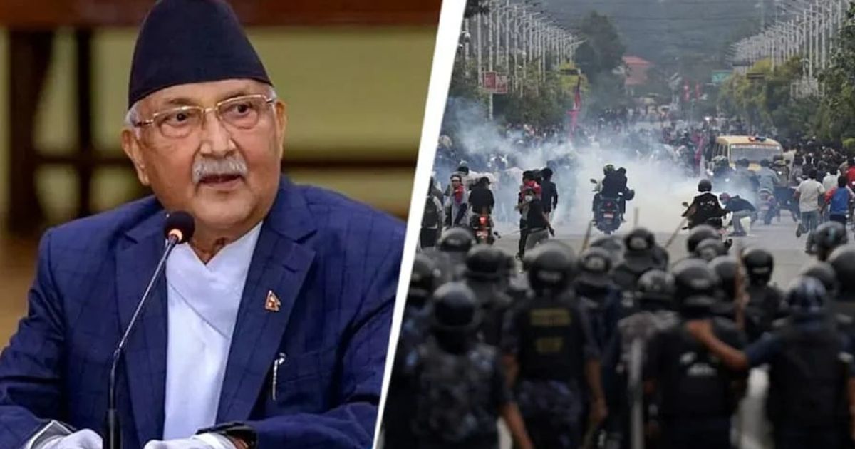 नेपाल हिंसा- PM पद छोड़ने वाले ओली पर FIR
