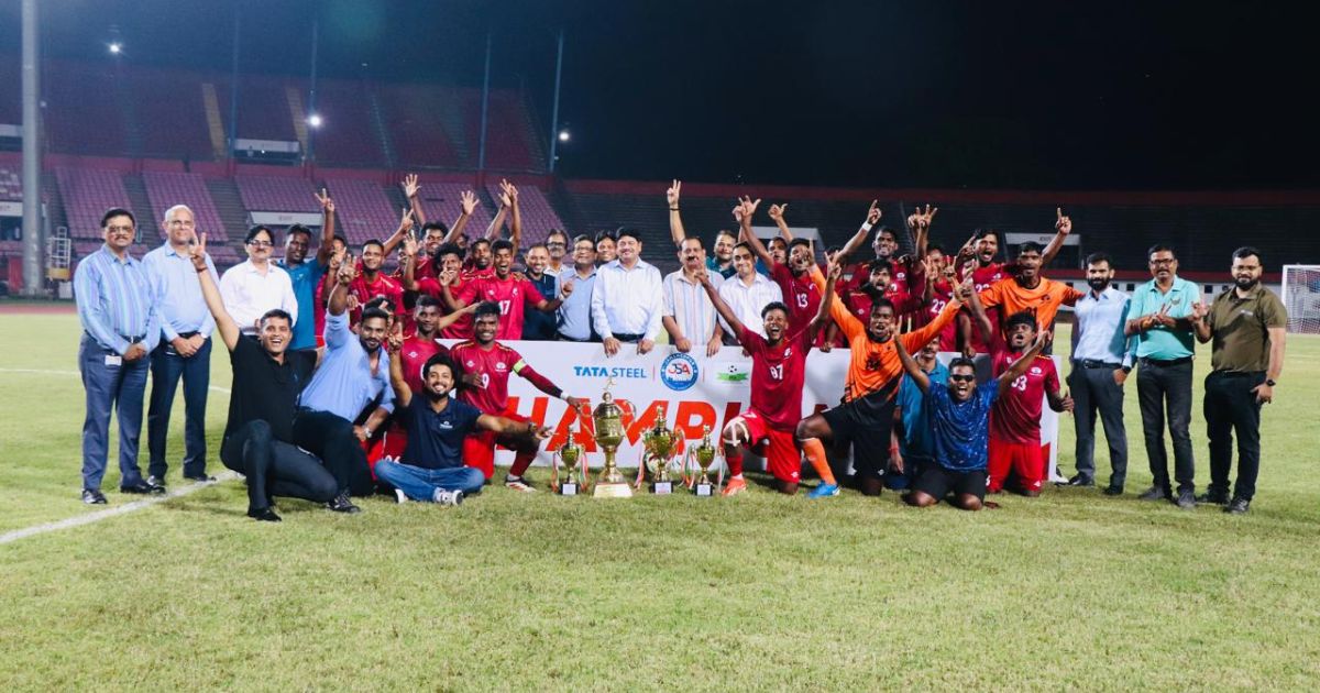 टाटा मोटर्स फुटबॉल टीम चैंपियन टाटा स्टील को 2-0 से किया पराजित