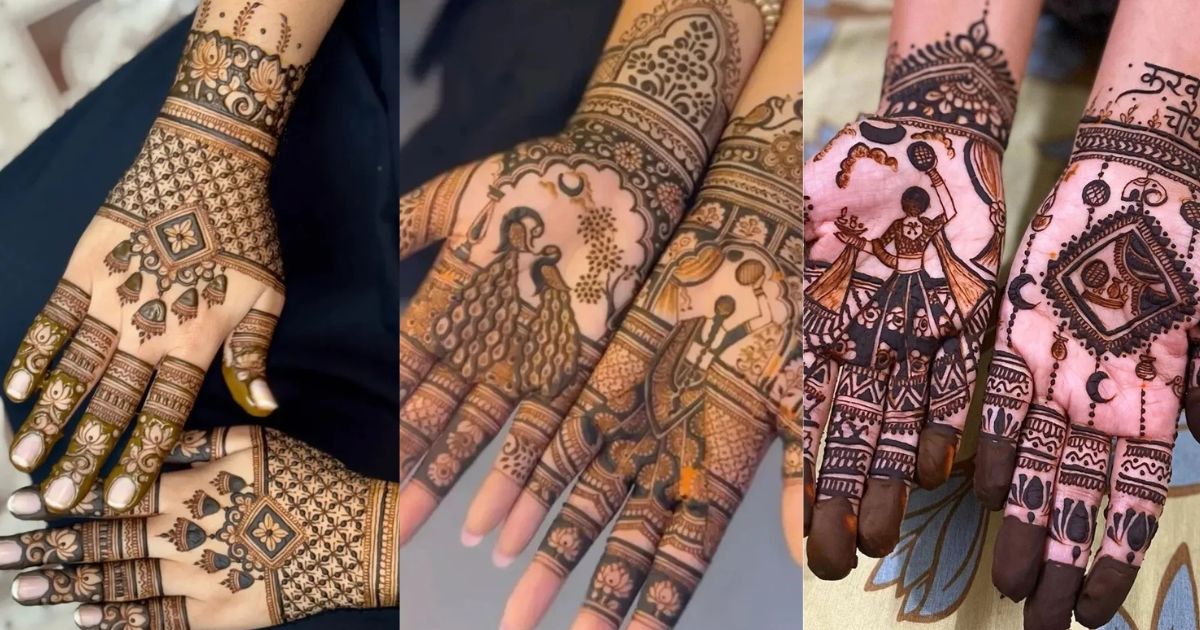 Karwa Chauth 2025: हाथों की खूबसूरती बढ़ाएं इन स्टाइलिश मेहंदी डिजाइन्स के साथ