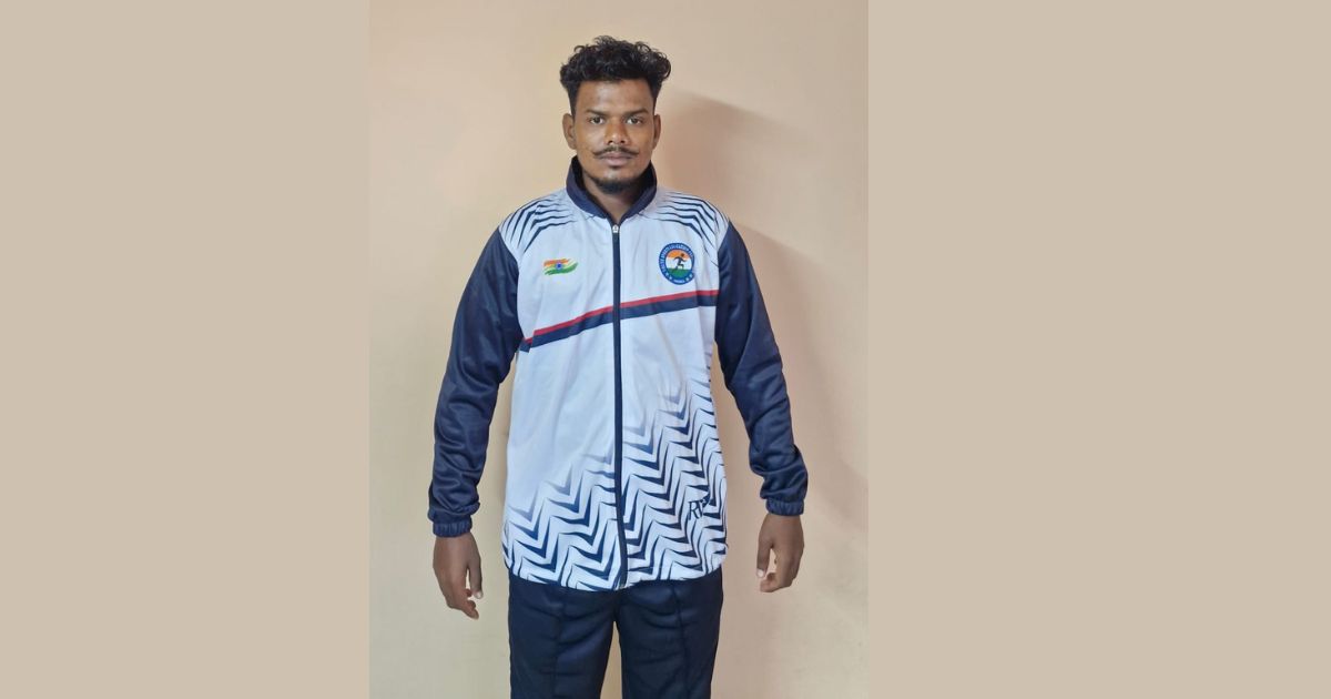 Young footballer from Kuruktopa village