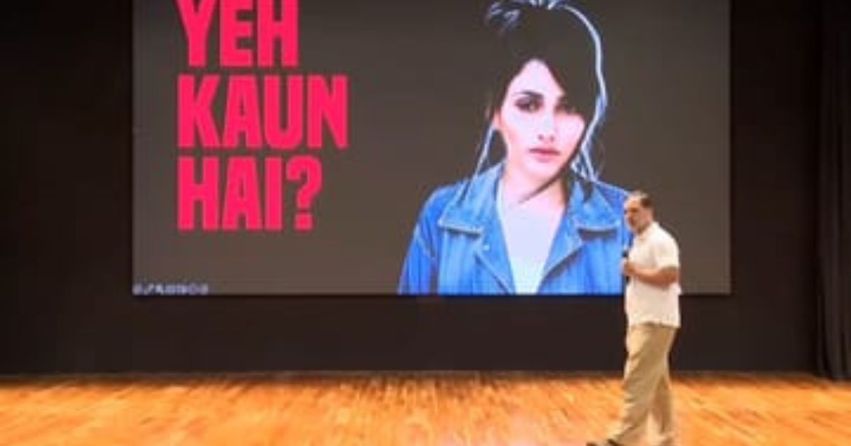 राहुल ने जिसकी फोटो दिखाई वह ब्राजीलियन मॉडल सामने आईकहा- क्या पागलपन है