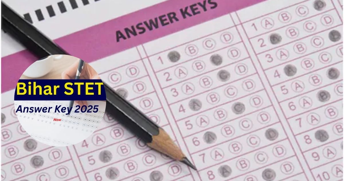 Bihar STET 2025 answer key released today