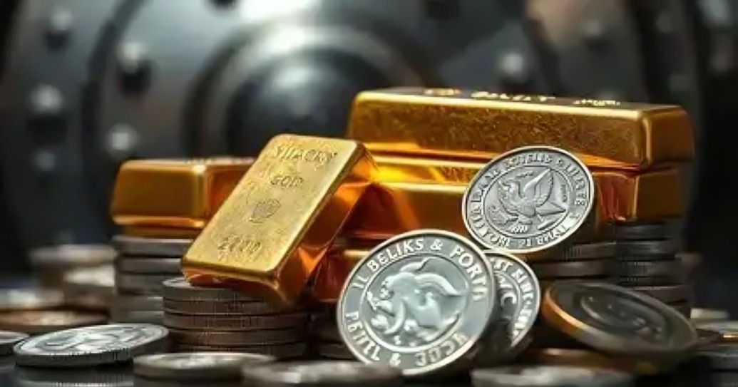 Gold and silver price fall in third week