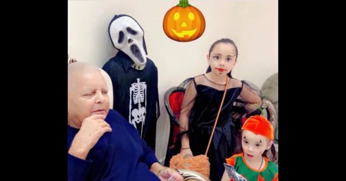 Lalu Yadav seen at Halloween Party