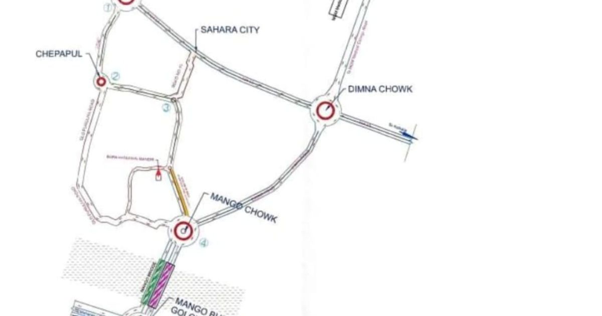 Mango Flyover Construction Heavy vehicles will not ply