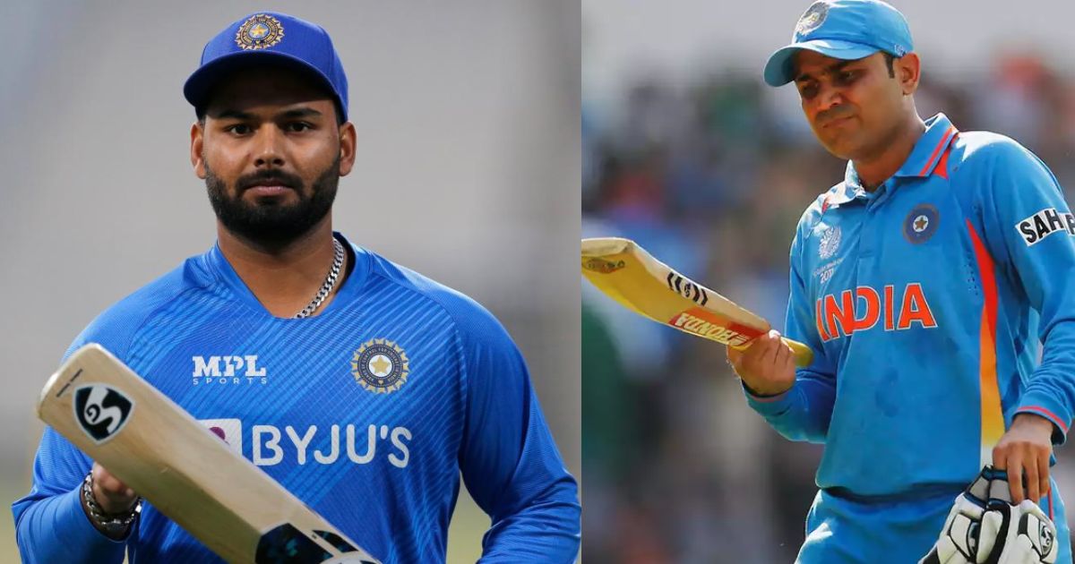 Rishabh Pant created history by breaking Sehwag record