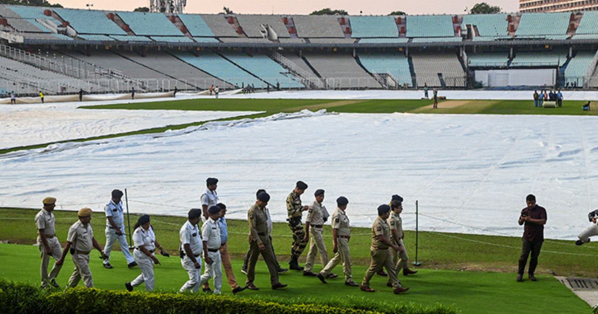 TIGHT security during INDIA vs SA match