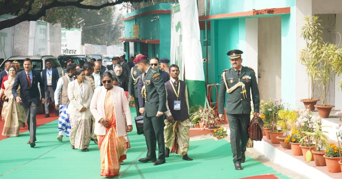 मेरे लोग अभी बच्चे हैं; जमशेदपुर में राष्ट्रपति ने आदिवासियों के विकास के लिए दिए मंत्र