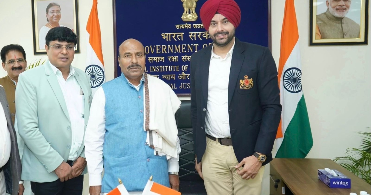 सुखविंदर सिंह बिंद्रा ने केंद्रीय मंत्री की मौजूदगी में NISD और NCCDR के मेंबर के तौर पर चार्ज संभाला