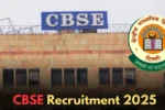 CBSE Recruitment for 124 posts