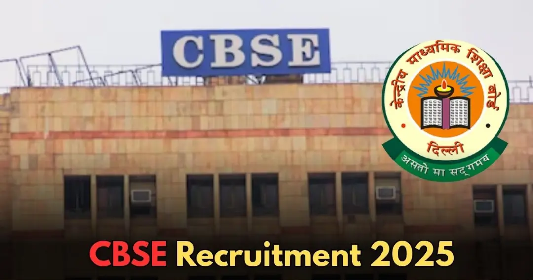 CBSE Recruitment for 124 posts