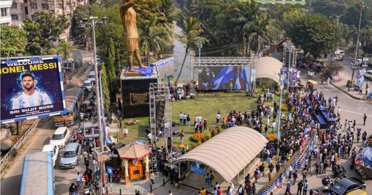 Chaos erupts at Kolkata Messi event