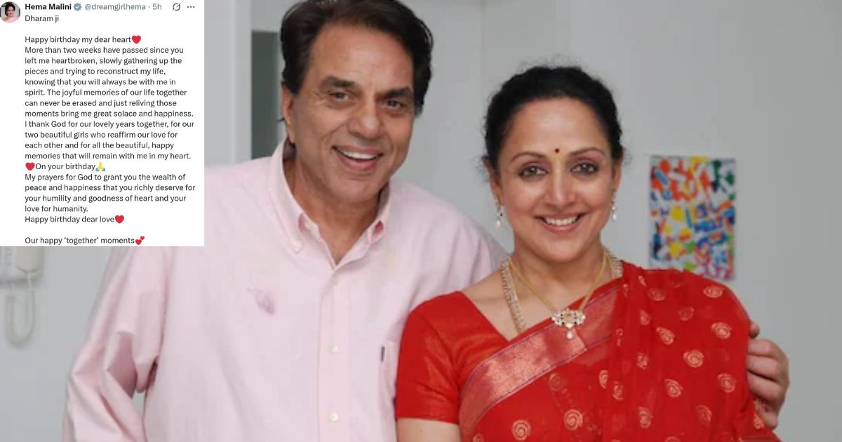 Hema Malini Shared Post on Dharmendra birthday