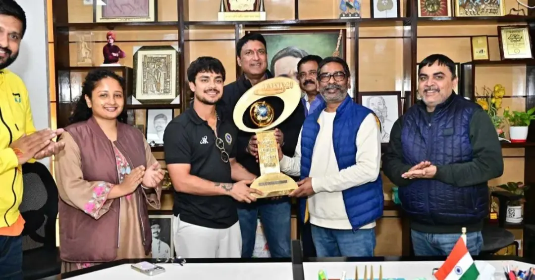 Jharkhand team returned after winning the Syed Mushtaq Ali Trophy