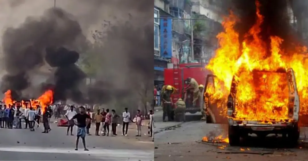 Violent protests in बंगाल