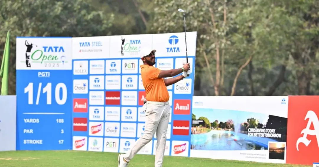 Yuvraj Sandhu shot a brilliant 64