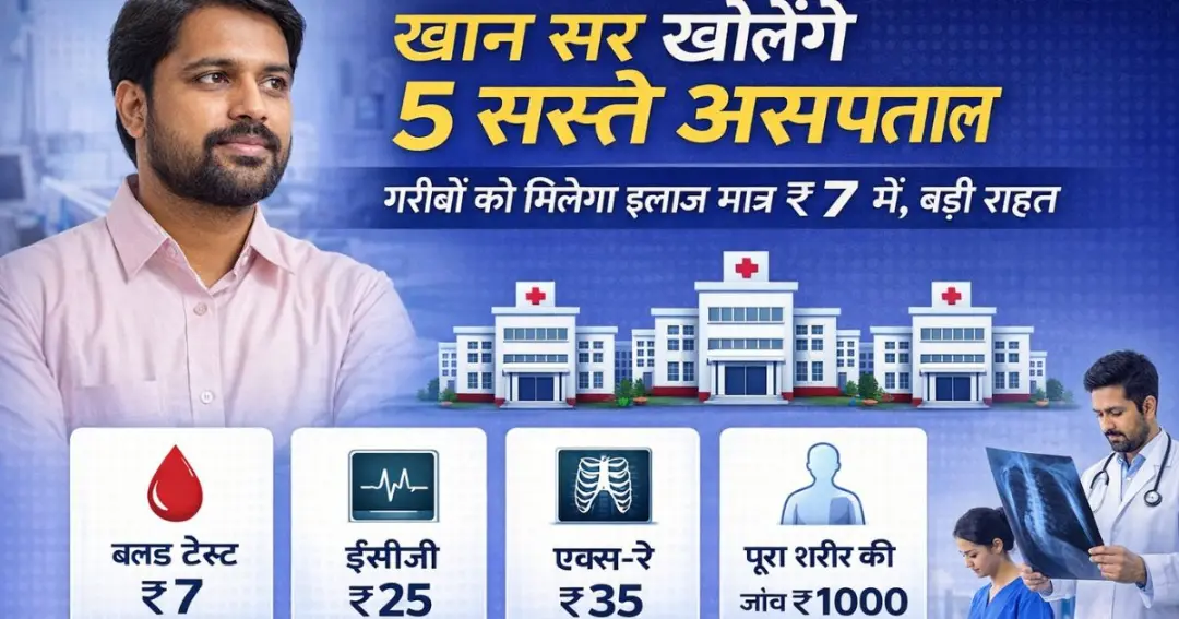 Khan Sir will open 5 low-cost hospitals