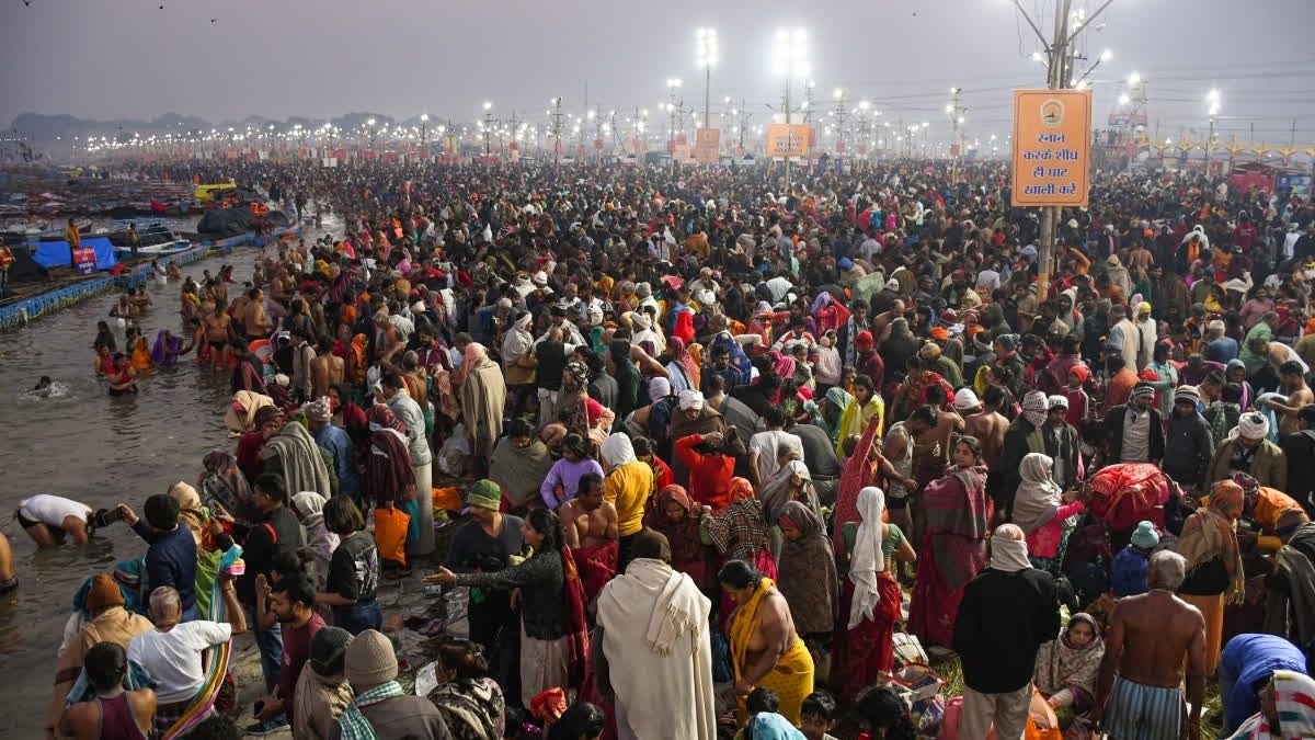 Makar Sankranti - 91 lakh devotees bathed in Prayagraj