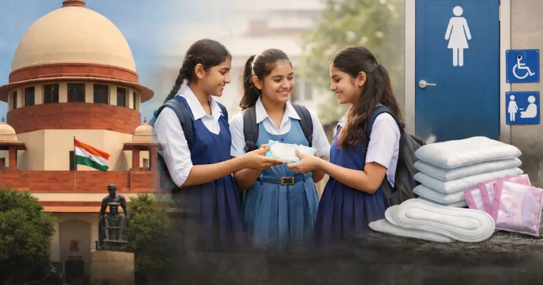 Supreme Court said that girls should get free sanitary pads in schools