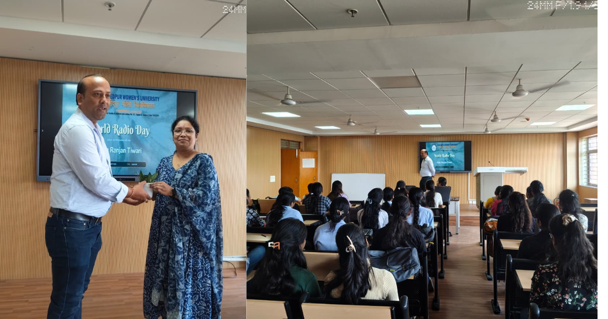 जर्नलिज्म एवं मास कम्युनिकेशन विभाग द्वारा विश्व रेडियो दिवस पर कार्यक्रम आयोजित
