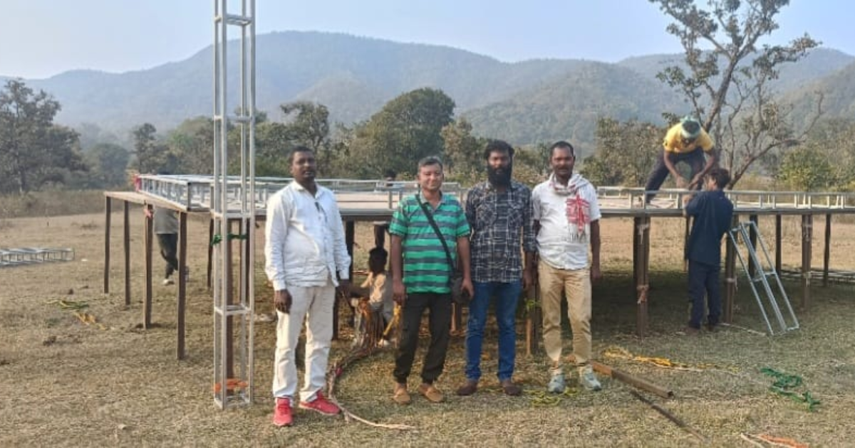 दलमा क्षेत्र में विशाल जन सम्मेलन को लेकर अंतिम तैयारियां पूरी