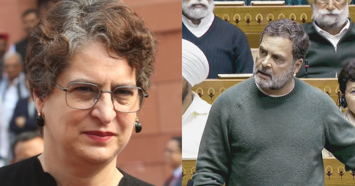 राहुल गांधी पर नोटिस या एफआईआर से फर्क नहीं पड़ेगा: प्रियंका गांधी का बड़ा बयान