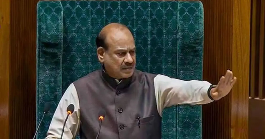 Amid uproar in Lok Sabha Speaker makes a major statement लोकसभा