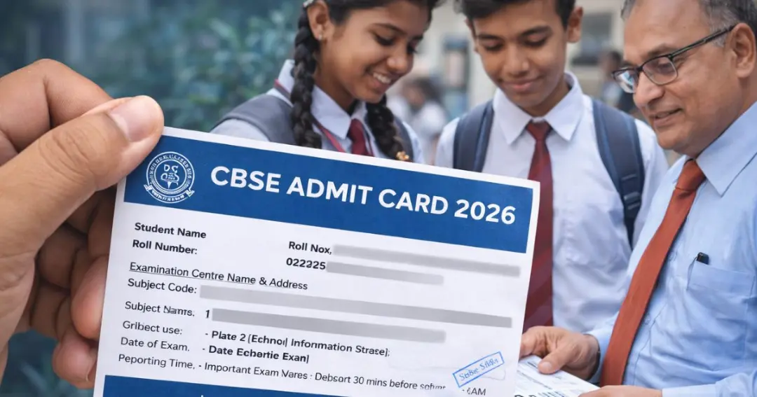 CBSE 10th-12th Board 2026 Admit Card Released