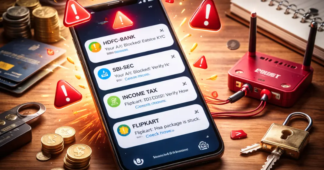 Cyber Fraud Alert SMS ब्लास्टर से फैल रही ठगी, एक मैसेज से खाली हो सकता है अकाउंट