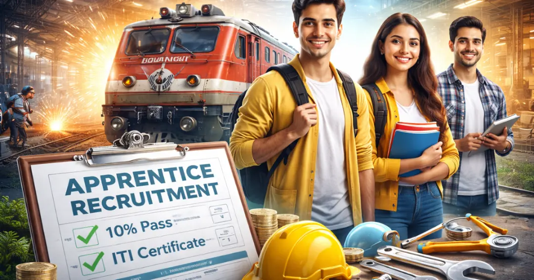Railway Apprentice Recruitment 2025 10वीं