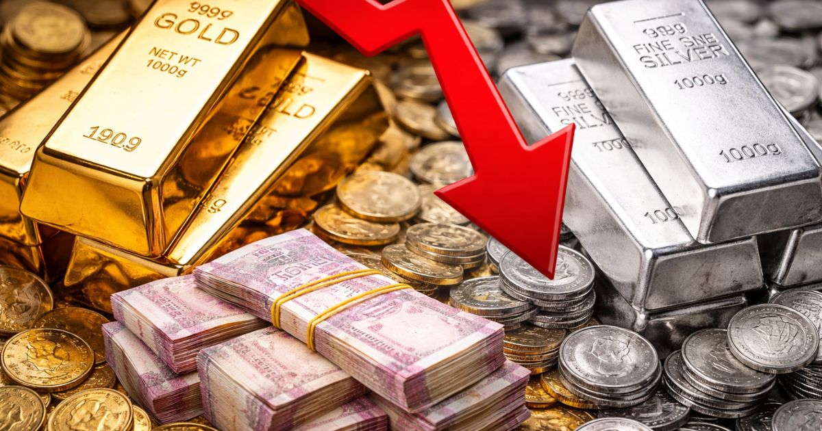 Silver becomes cheaper by ₹1.36 lakh in two days, gold by ₹31,000