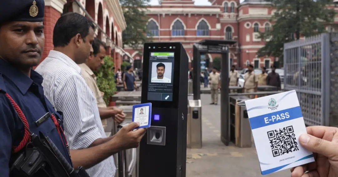 Tight security at Jharkhand court premises झारखंड
