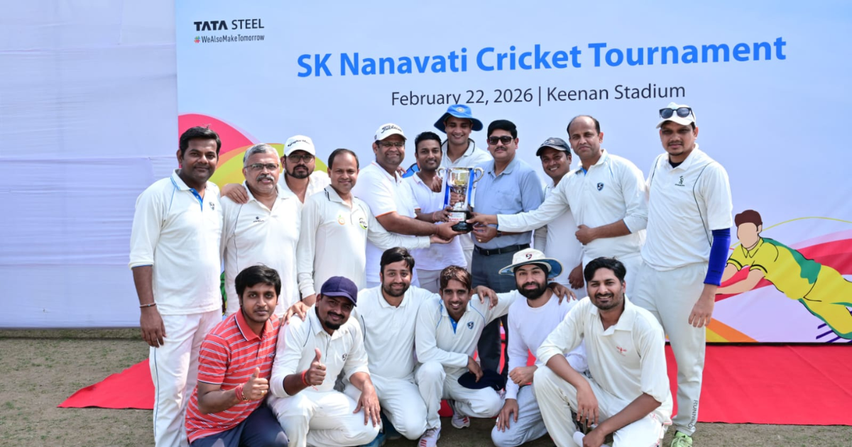 एस के नानावती क्रिकेट टूर्नामेंट 2025–26 का समापन, जमशेदपुर वर्क्स ने जीता खिताब
