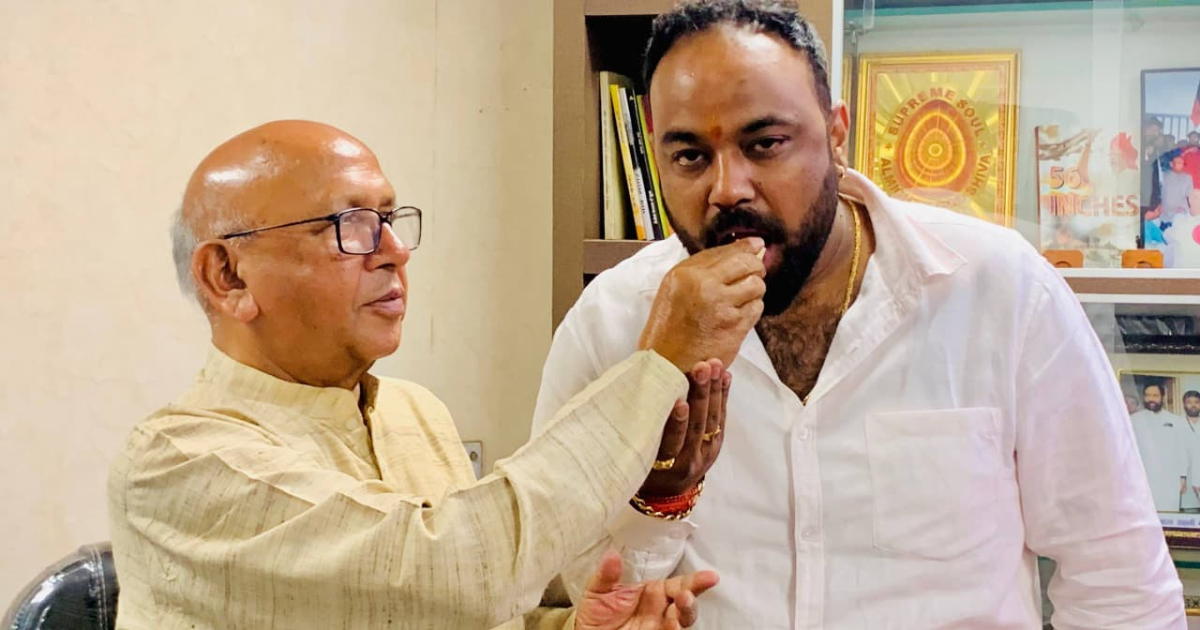 उप महापौर राहुल सिंह ने विधायक सरयू राय से मुलाकात कर लिया आशीर्वाद, मिला मार्गदर्शन