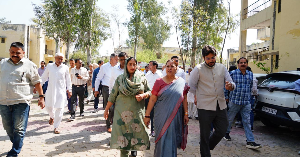 नरेला जोन के निरीक्षण पर पहुंचीं सत्या शर्मा