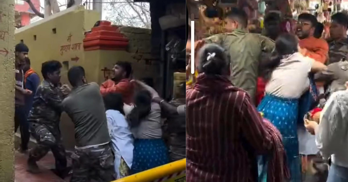 रजरप्पा मंदिर में युवक की पिटाई का वीडियो वायरल, 4 पुलिसकर्मी सस्पेंड