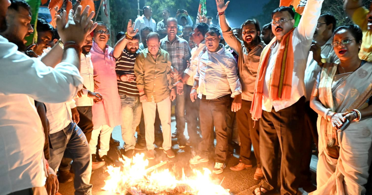 राष्ट्रपति द्रौपदी मुर्मू के अपमान पर भाजपा जमशेदपुर