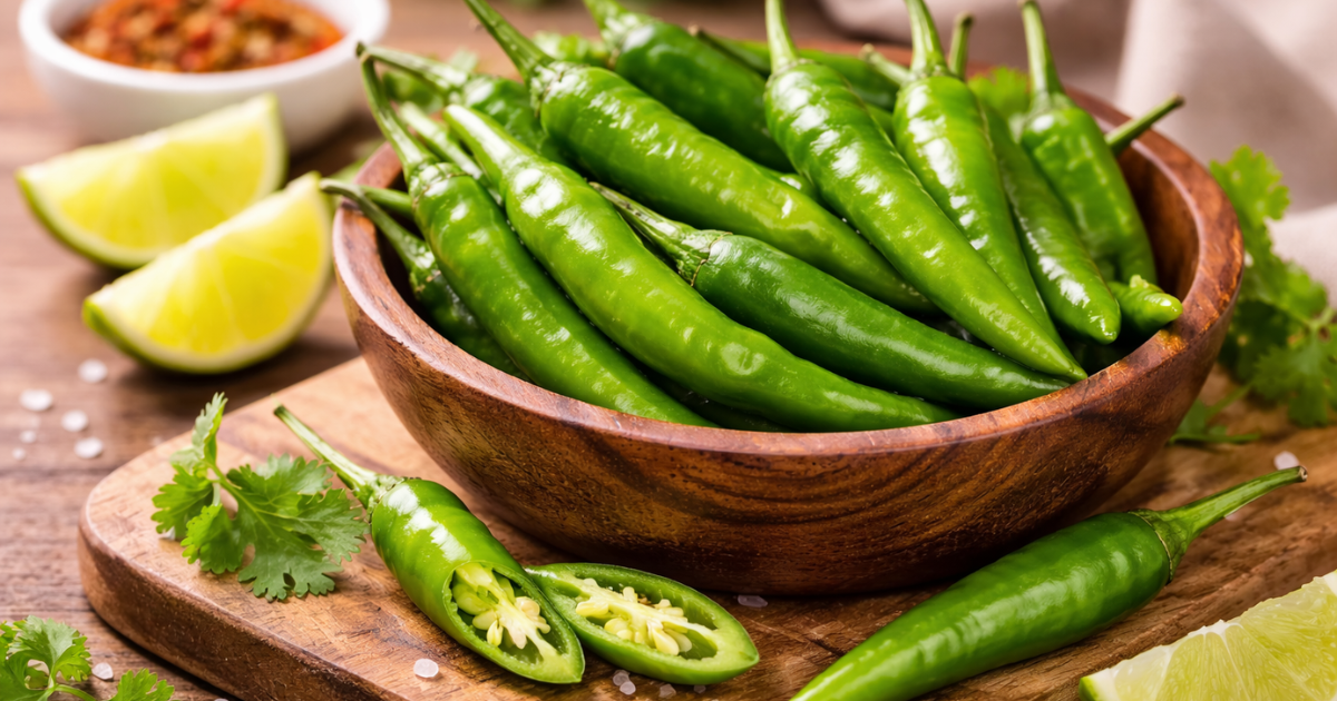 रोज हरी मिर्च (Green Chilli) खाने के फायदे: सेहत के लिए कितनी फायदेमंद है ग्रीन चिली?