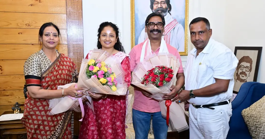 After winning the election Mango Mayor meets Hemant Soren सुधा गुप्ता