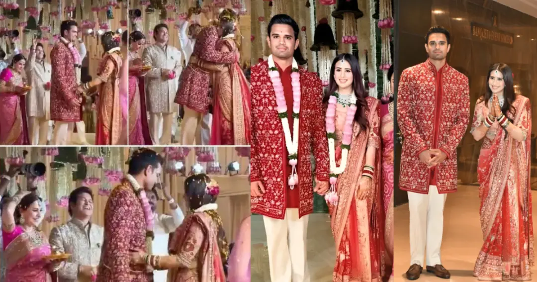 Arjun Tendulkar Wedding: अर्जुन तेंदुलकर ने सानिया चंडोक से रचाई शादी, मुंबई में सजी सितारों से भरी महफिल